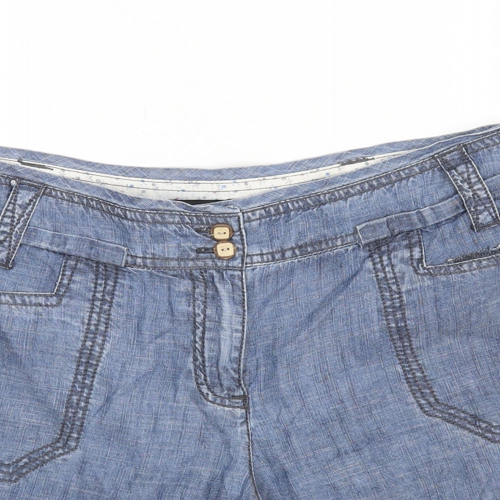NEXT Womens Blue    Shorts Size 14 - Denim Shorts