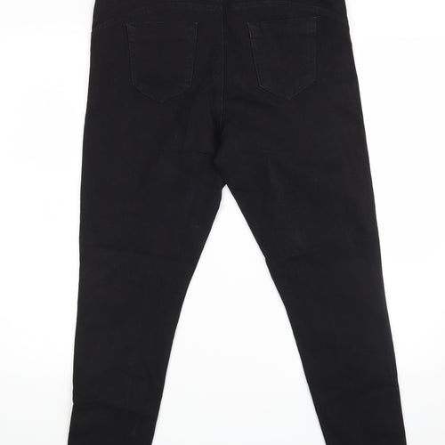 Denim co Womens Black   Skinny Jeans Size 14 L26 in