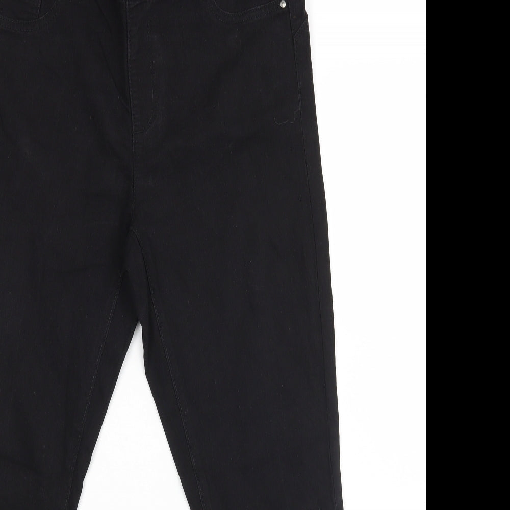Denim co Womens Black   Skinny Jeans Size 14 L26 in