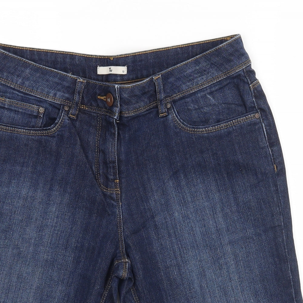 TU Womens Blue    Shorts Size 12 - Denim shorts