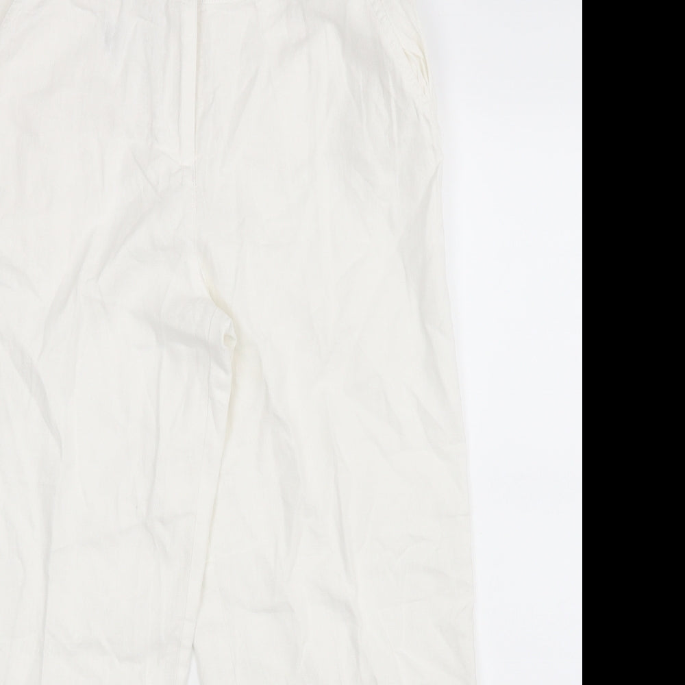 Very Womens White   Trousers  Size 12 L27 in