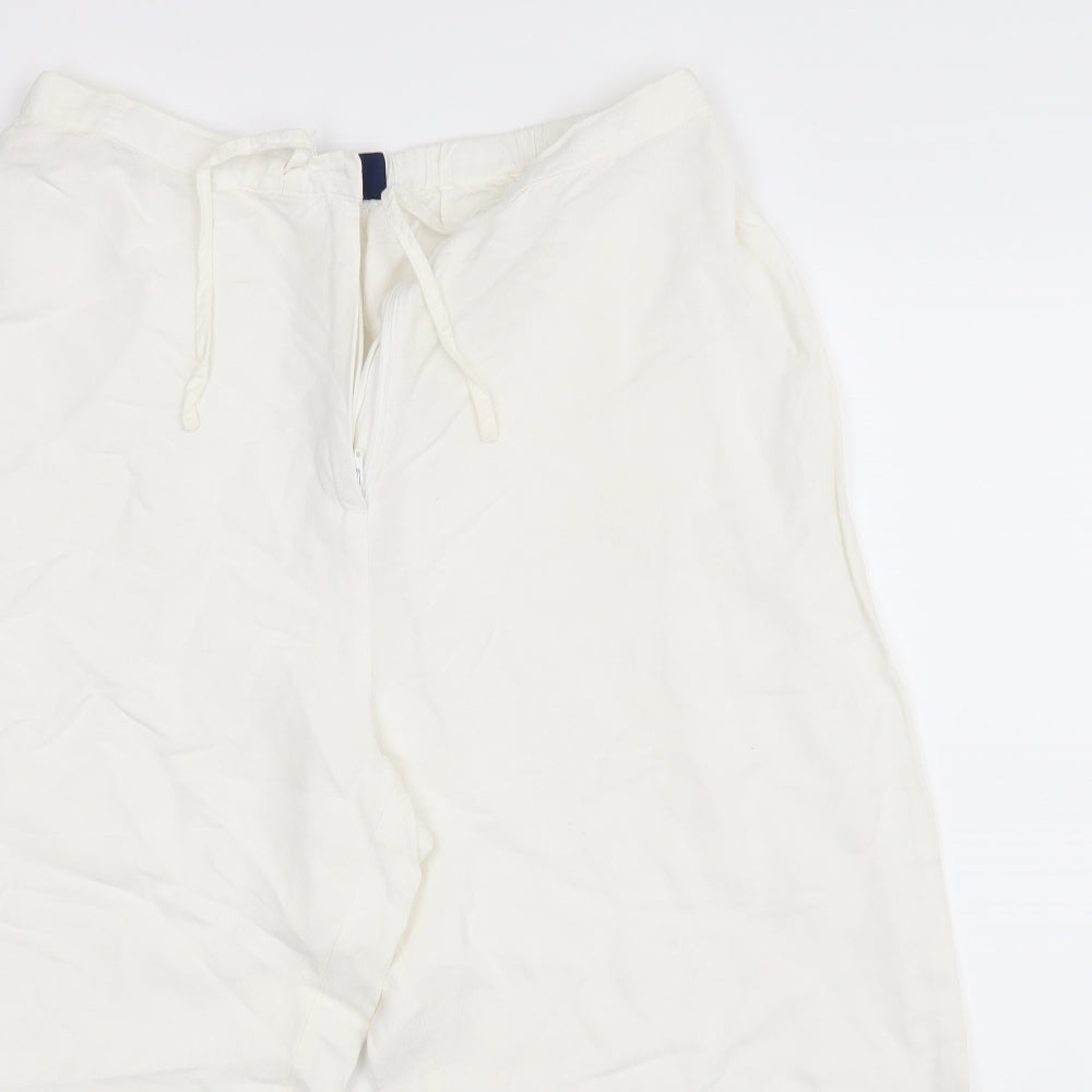 Casual Club Womens White   Trousers  Size 14 L20 in - Cropped