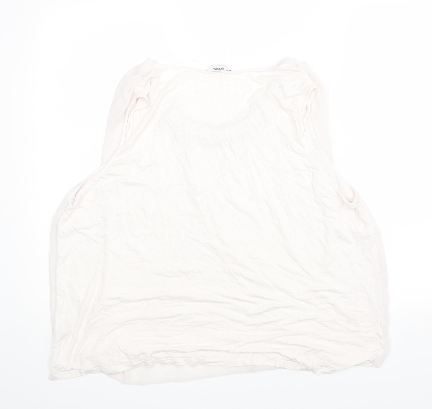 George Womens Pink   Basic Blouse Size 24