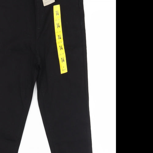 Primark Womens Black   Flared Jeans Size 14 L27 in