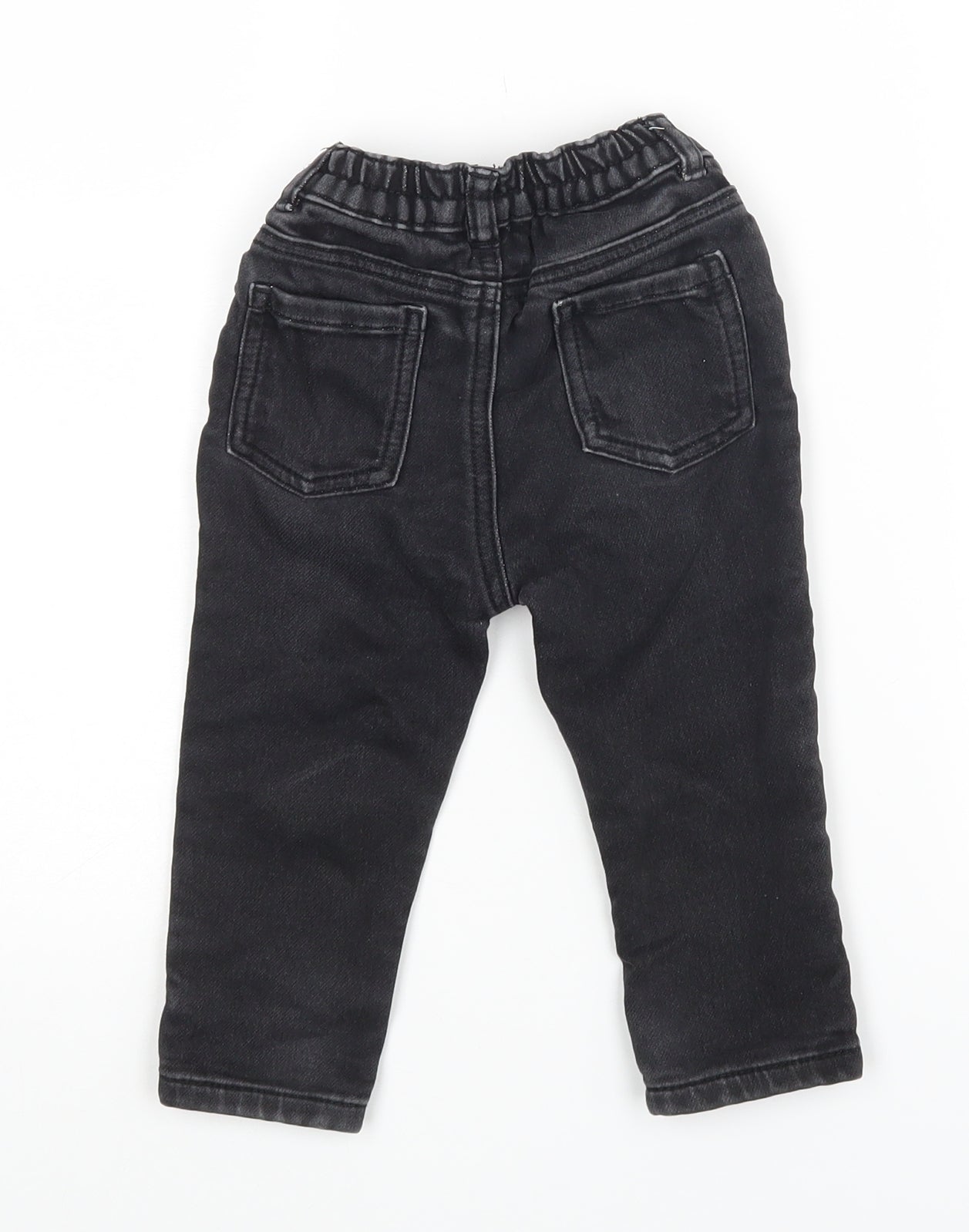 George Baby Black    Jeans Size 9-12 Months