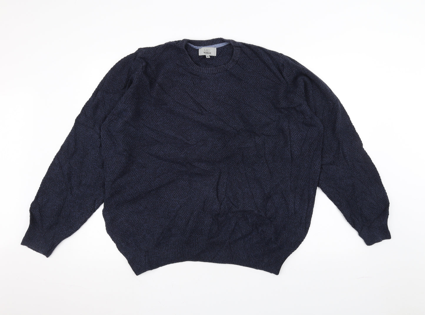 Marks and Spencer Womens Blue   Pullover Jumper Size XL
