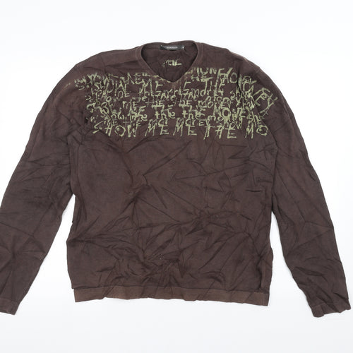 River Island Womens Brown   Pullover Jumper Size M