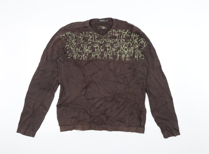 River Island Womens Brown   Pullover Jumper Size M