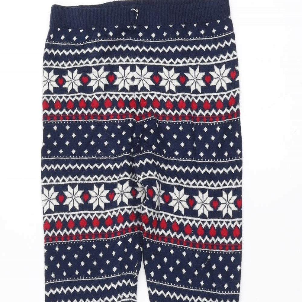 YD Boys Blue  Knit Sweatpants Trousers Size 9-10 Years