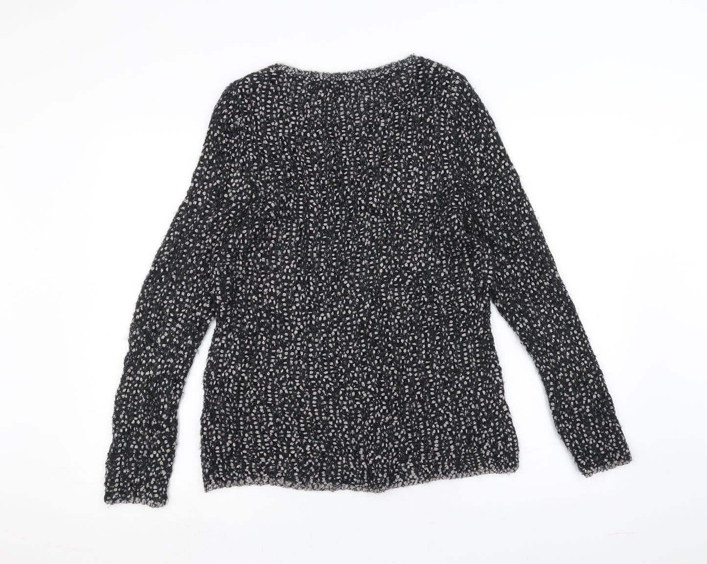 Marks and Spencer Womens Black  Knit Pullover Jumper Size 12
