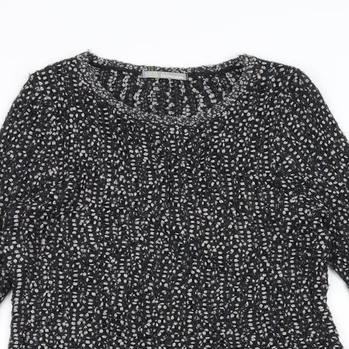 Marks and Spencer Womens Black  Knit Pullover Jumper Size 12