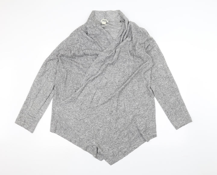 H&M Womens Grey Jacket Coatigan Size S