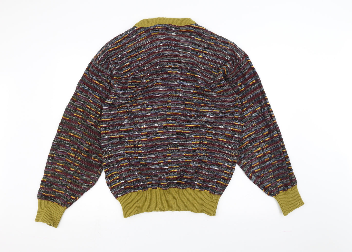 S1ic n s1tones Mens Purple  Knit Pullover Jumper Size M