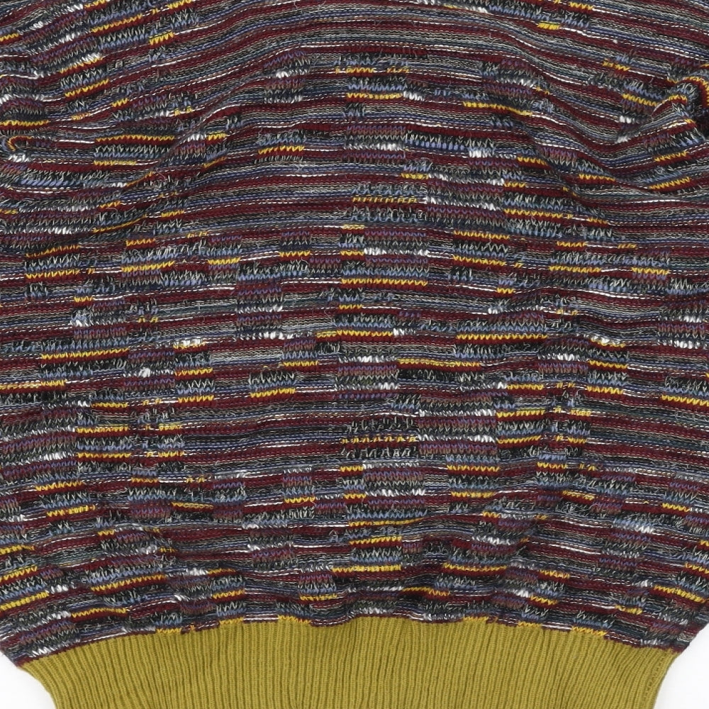 S1ic n s1tones Mens Purple  Knit Pullover Jumper Size M