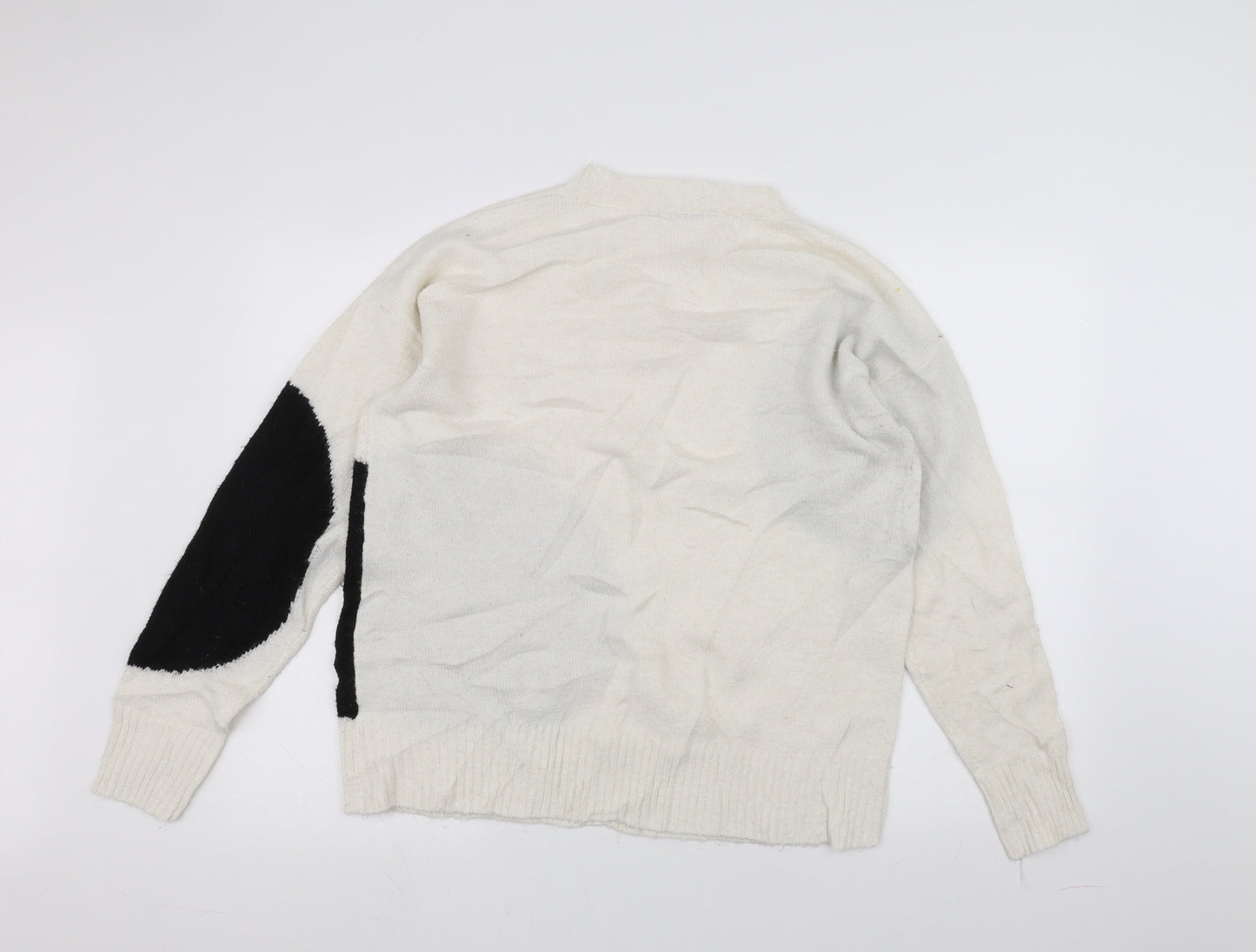 George Womens White   Pullover Jumper Size M
