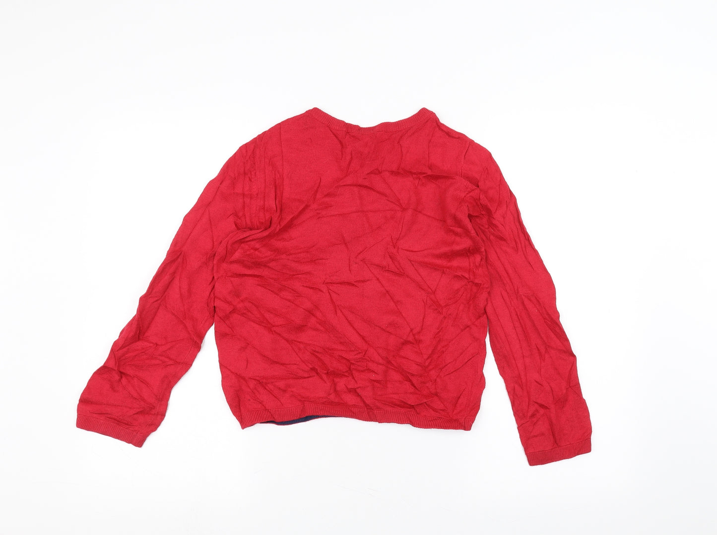 John Lewis Girls Red   Pullover Jumper Size 10 Years