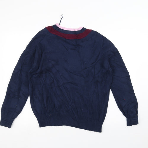 Marks and Spencer Mens Blue  Knit Pullover Jumper Size M