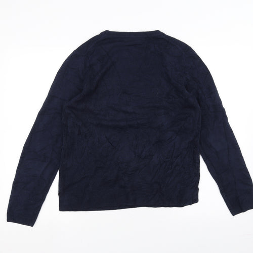 Marks and Spencer Womens Blue  Knit Pullover Jumper Size 14
