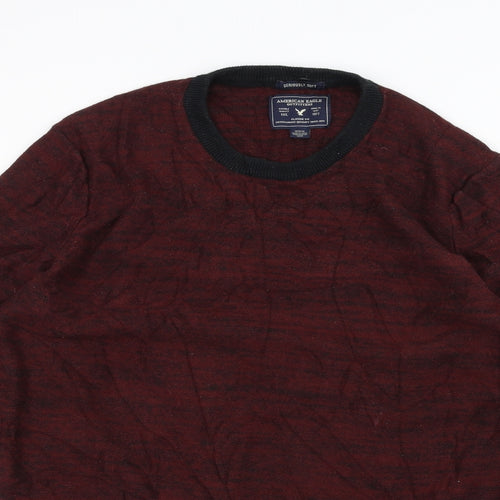 American Eagle Outfitters Mens Red   Pullover Jumper Size M
