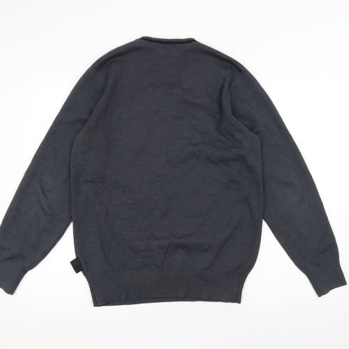 Dennes Mens Grey   Pullover Jumper Size S