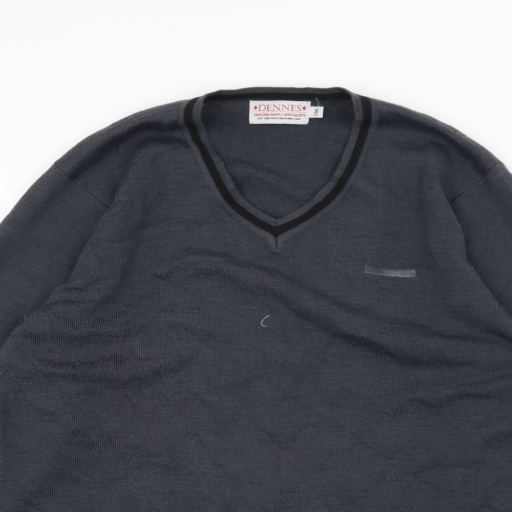 Dennes Mens Grey   Pullover Jumper Size S