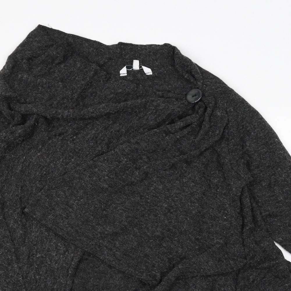 New Look Womens Grey   Jacket Coatigan Size M