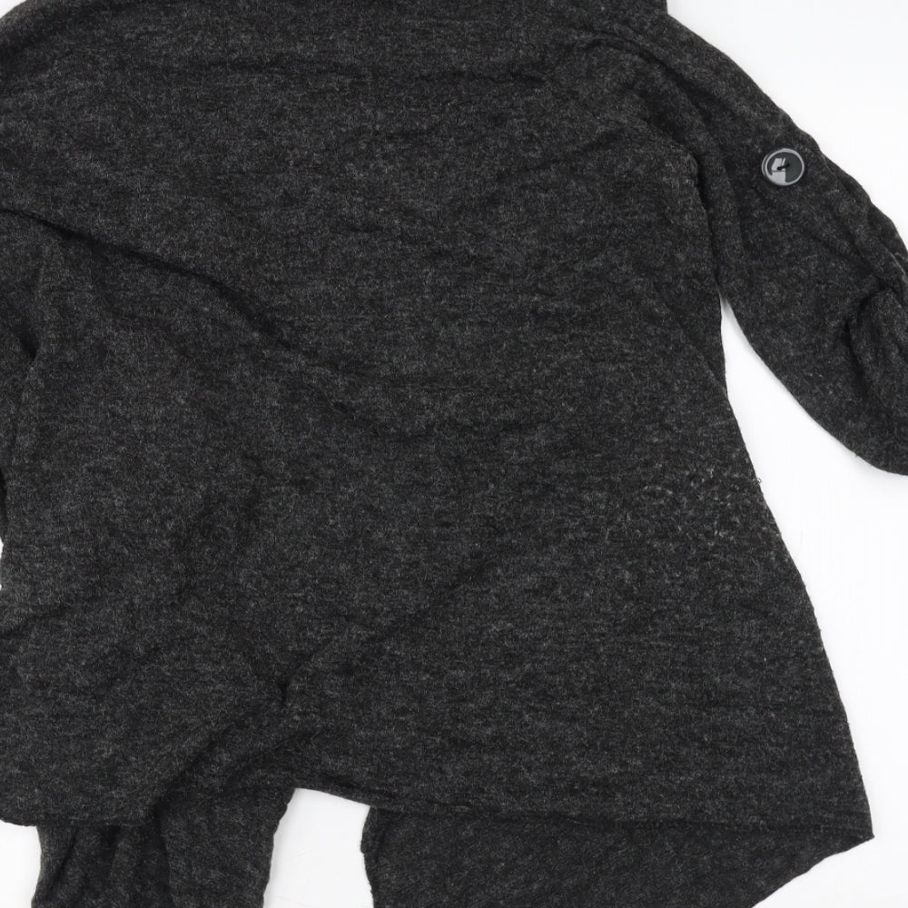 New Look Womens Grey   Jacket Coatigan Size M