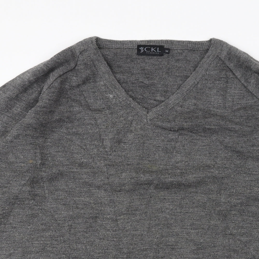 CKL Mens Grey   Pullover Jumper Size M