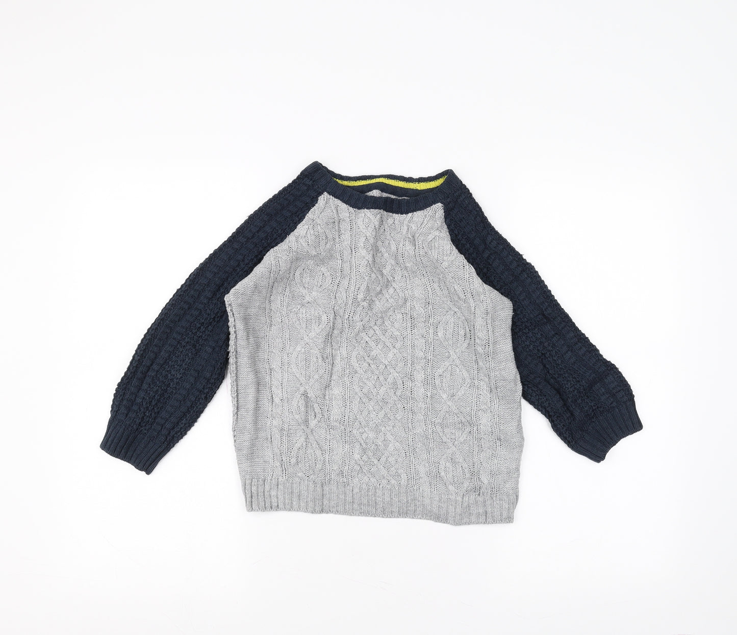 Nutmeg Boys Grey   Pullover Jumper Size 5-6 Years