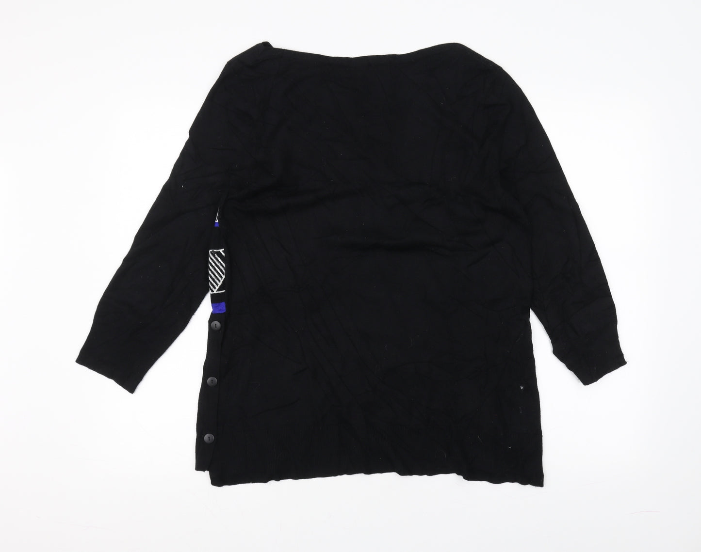 Principles Womens Black   Basic T-Shirt Size 14
