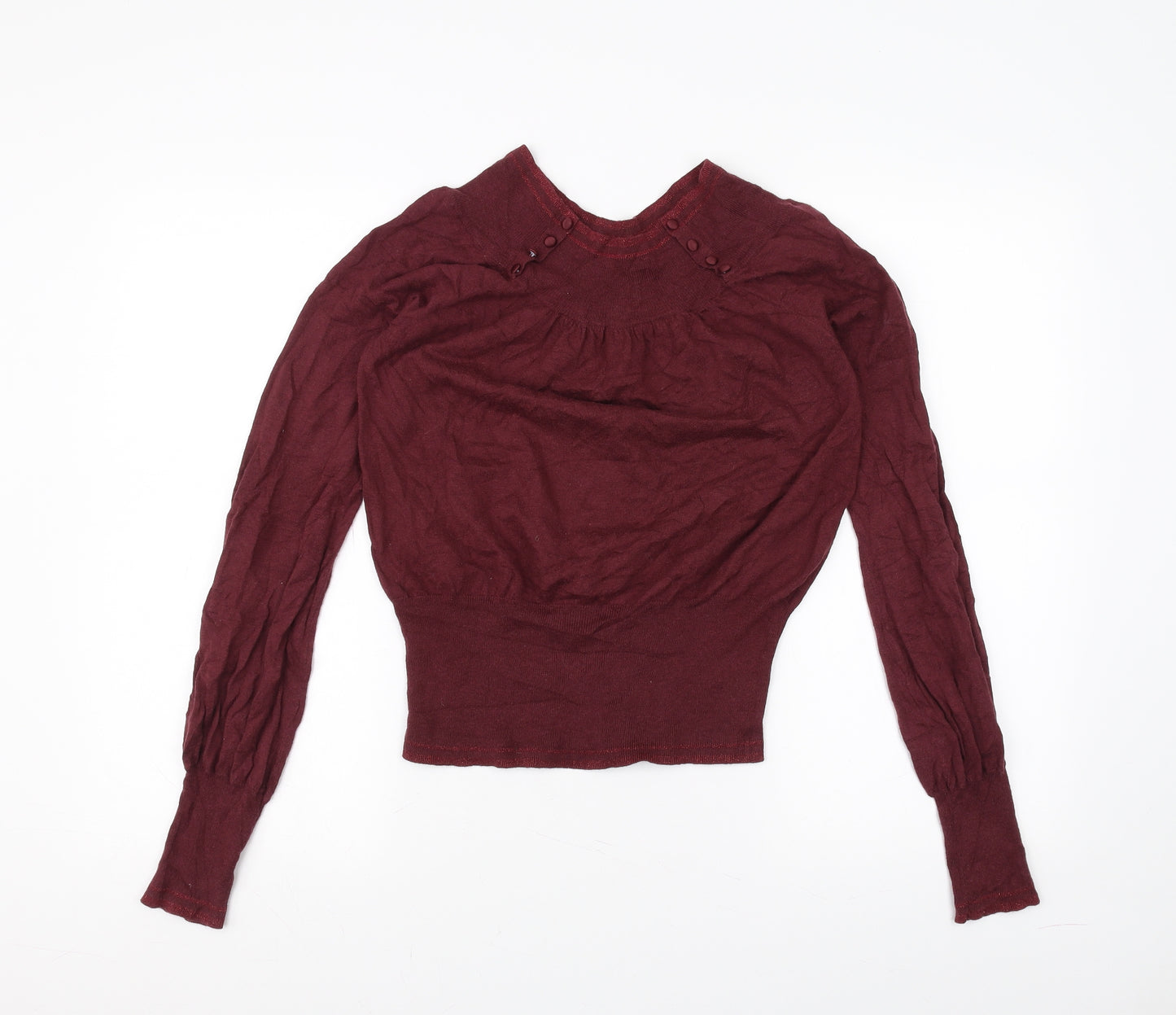 Preworn Womens Red   Pullover Jumper Size S