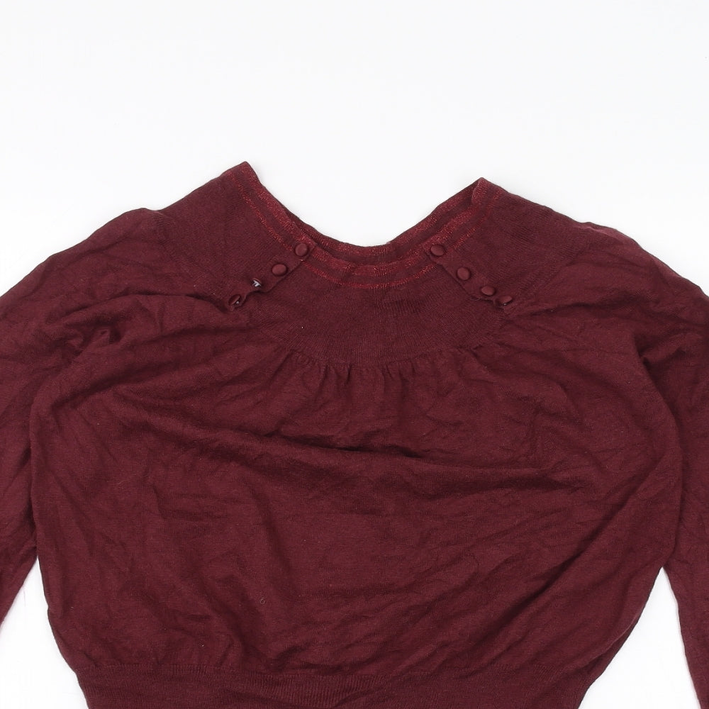 Preworn Womens Red   Pullover Jumper Size S