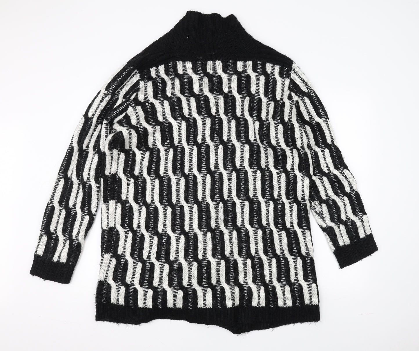 TU Womens Black  Knit Jacket  Size L