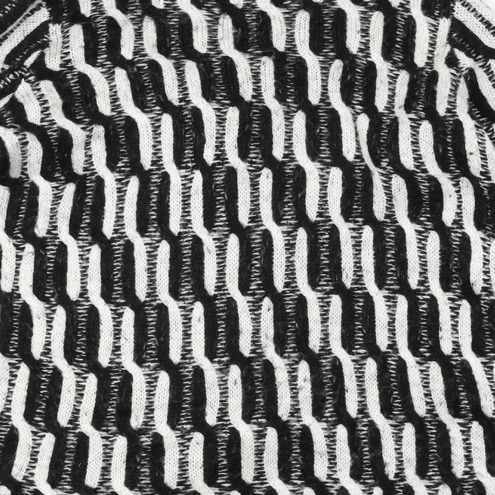 TU Womens Black  Knit Jacket  Size L