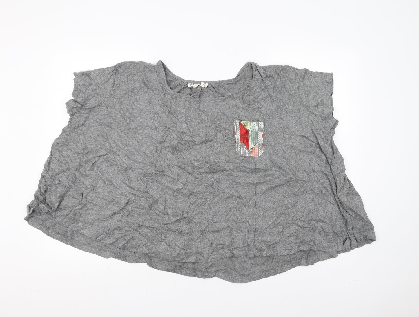 Preworn Womens Grey   Basic T-Shirt Size S