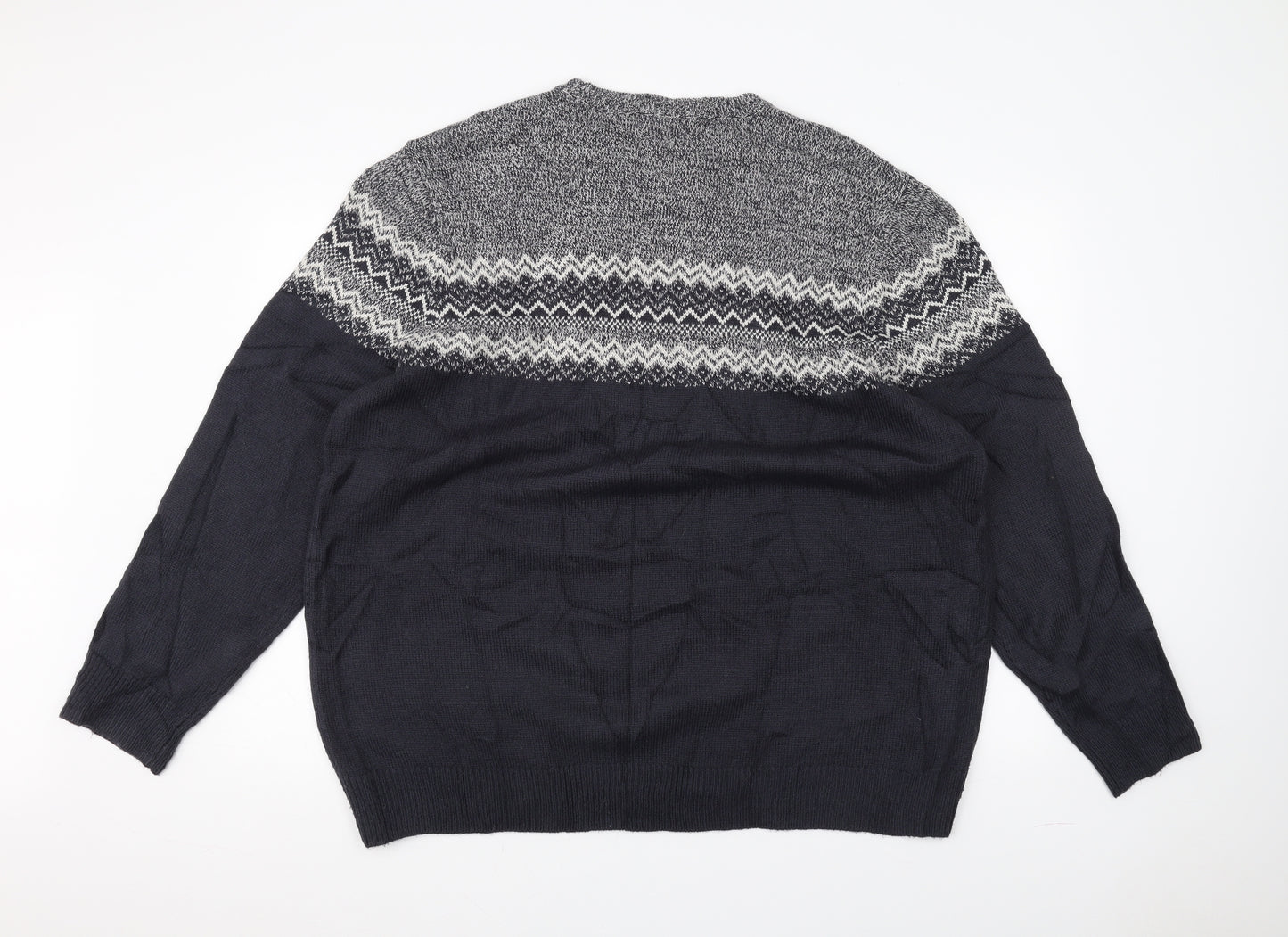 George Mens Blue   Pullover Jumper Size 2XL