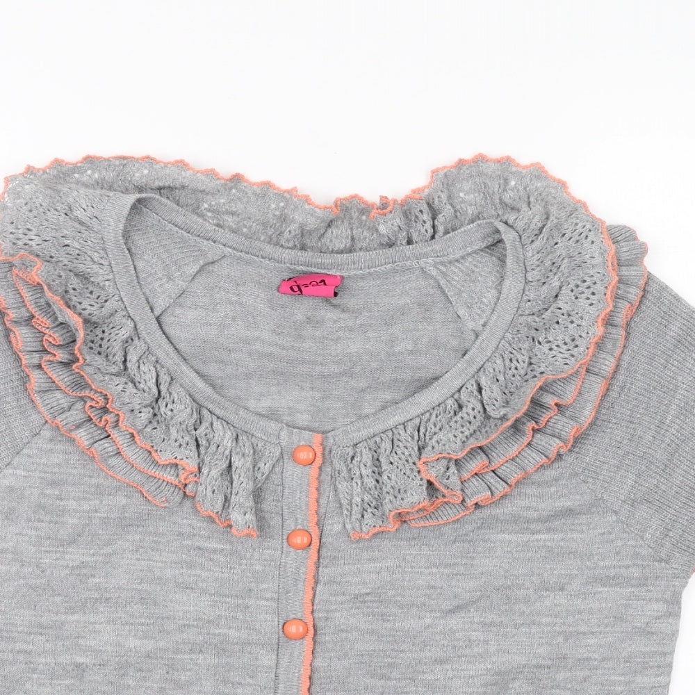 George Womens Grey   Cardigan Jumper Size 14