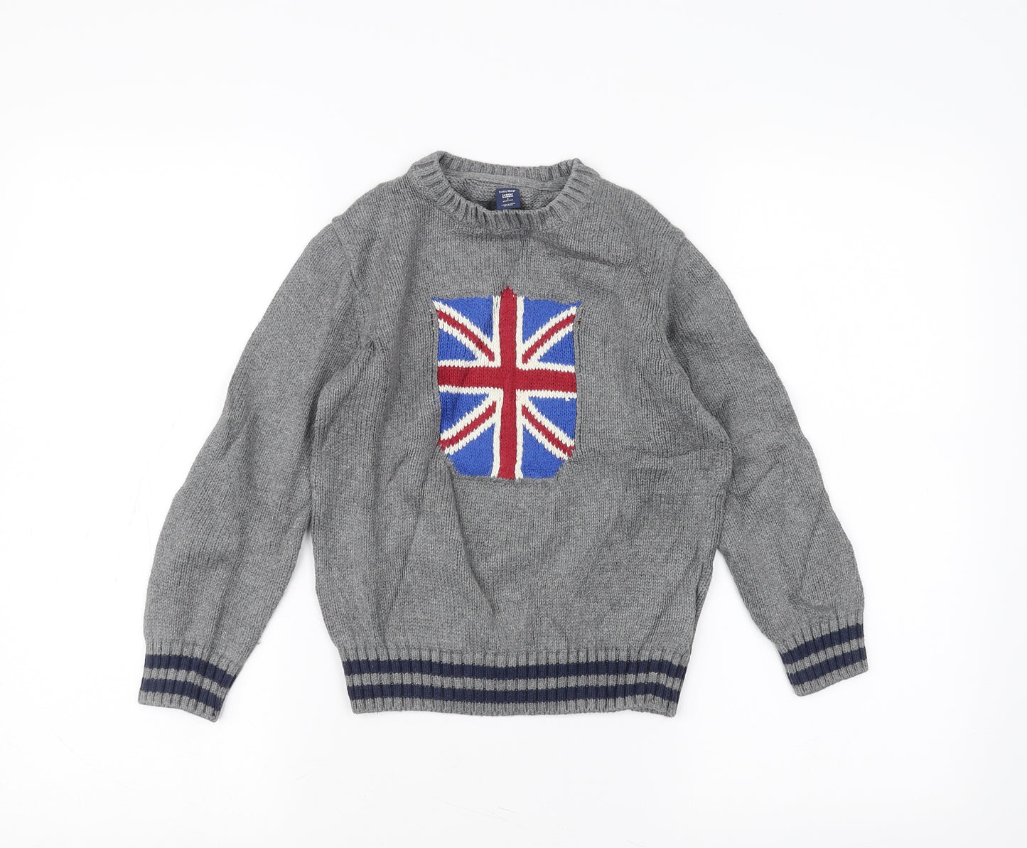 Gap Boys Grey   Pullover Jumper Size 5 Years  - UK Flag