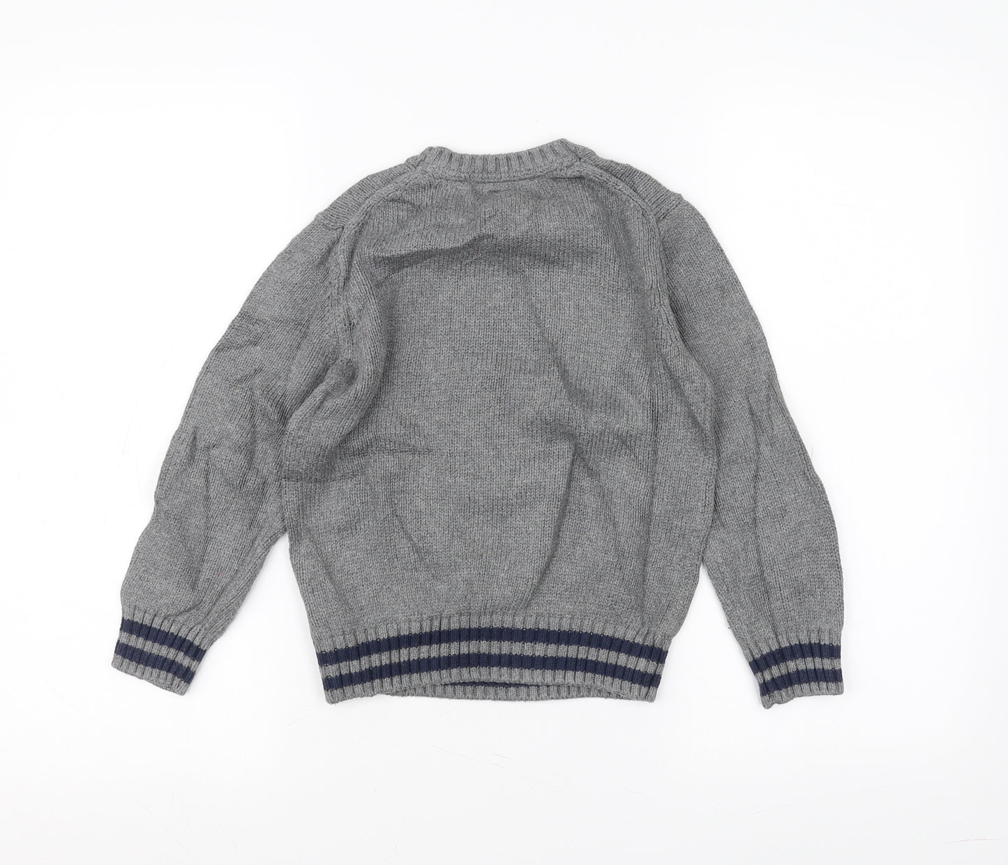 Gap Boys Grey   Pullover Jumper Size 5 Years  - UK Flag