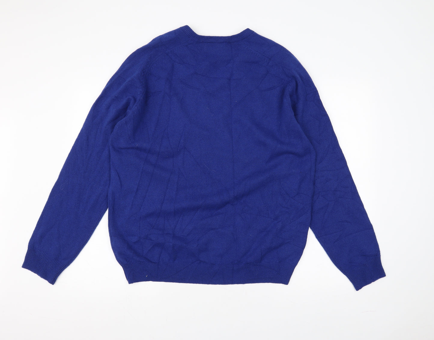 Marks and Spencer Mens Blue   Pullover Jumper Size L