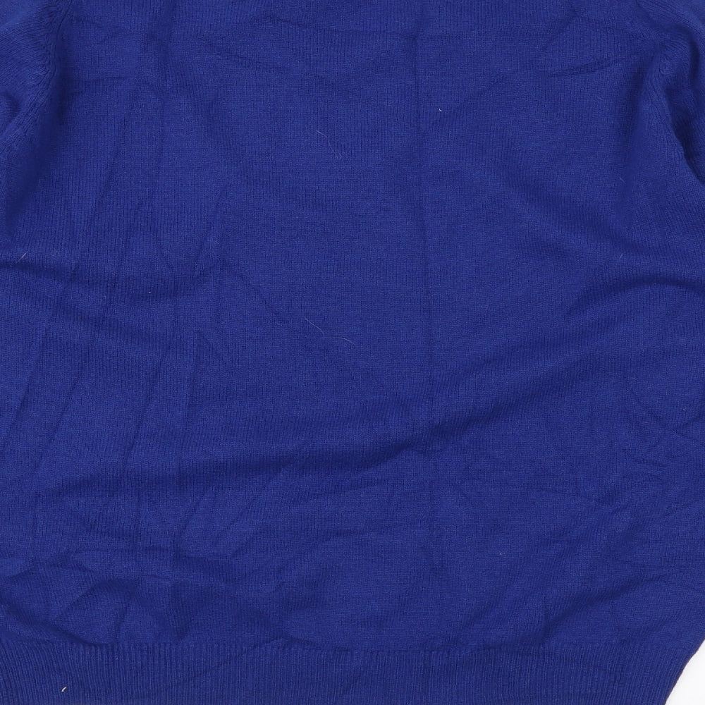 Marks and Spencer Mens Blue   Pullover Jumper Size L