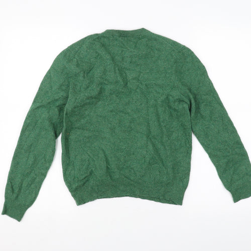 United Colors of Benetton Womens Green   Pullover Jumper Size M
