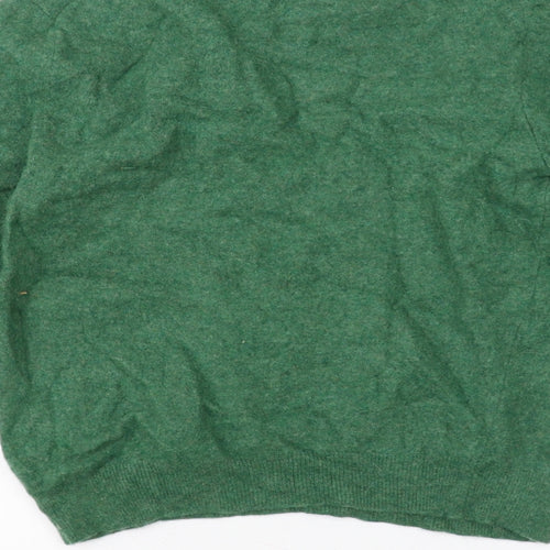 United Colors of Benetton Womens Green   Pullover Jumper Size M