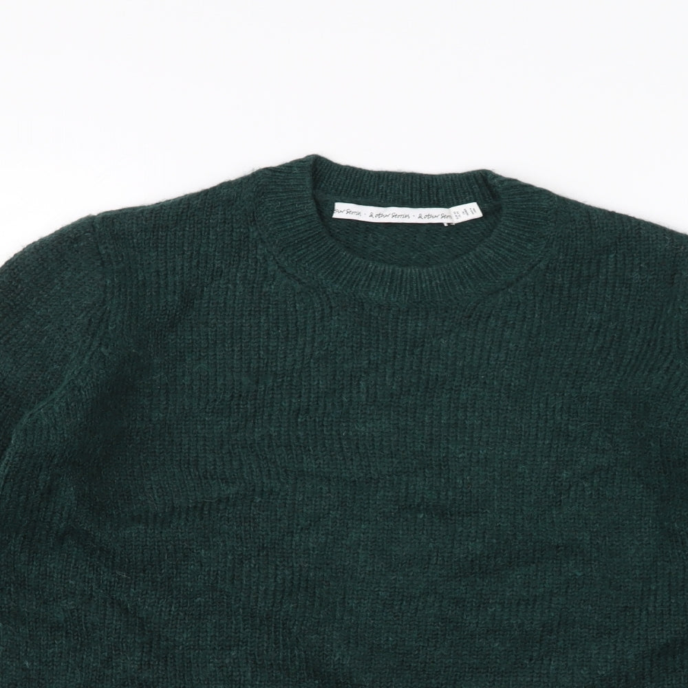 & Other Stories Womens Green   Pullover Jumper Size XS