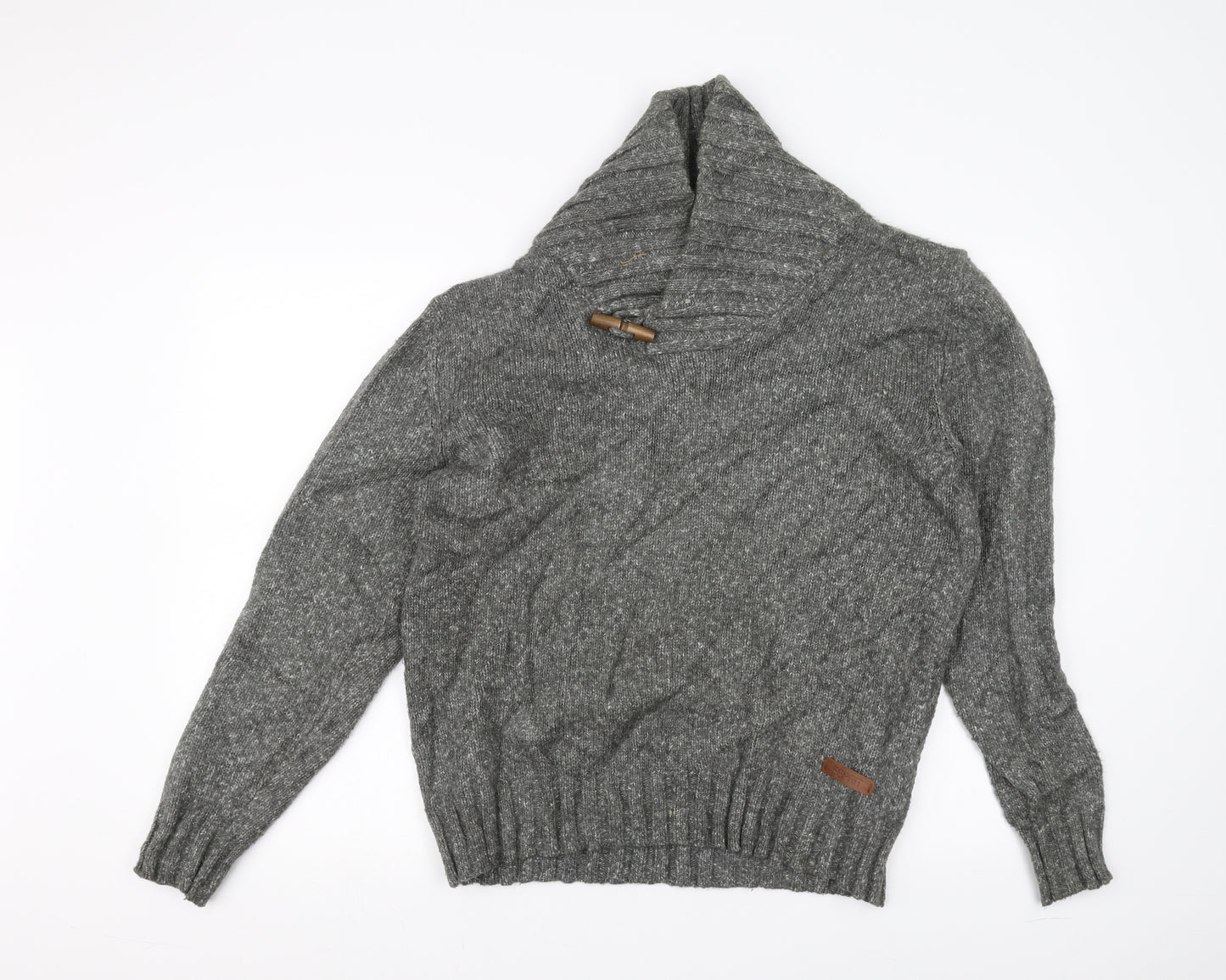 Spirit Mens Grey  Knit Jacket  Size L