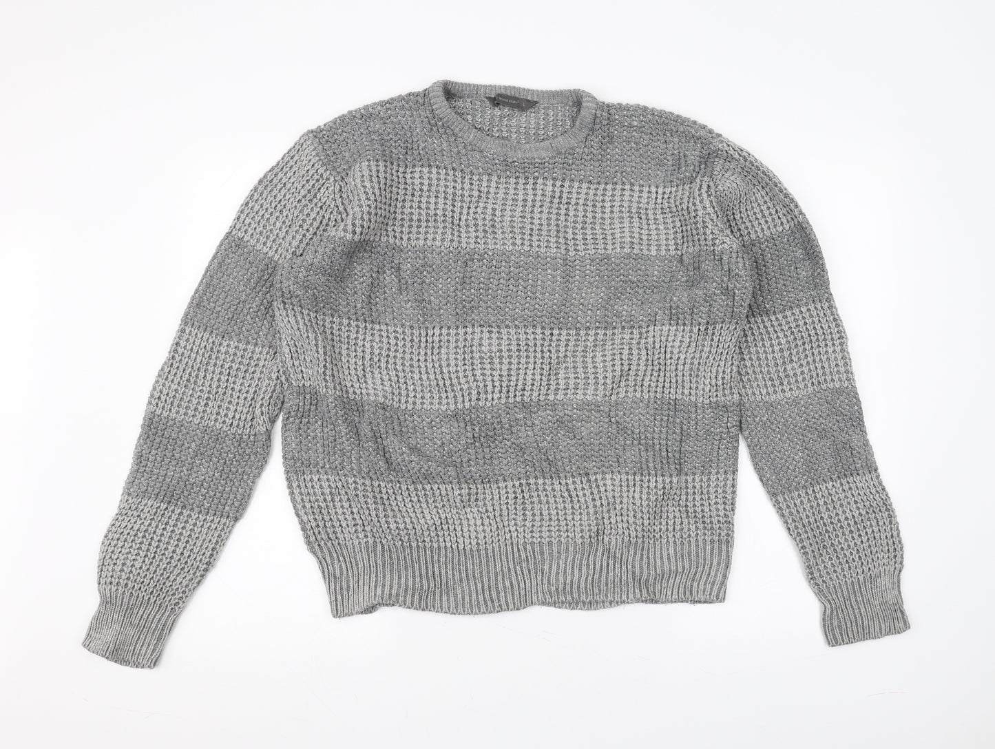 Cedar Wood State Mens Grey  Knit Pullover Jumper Size L