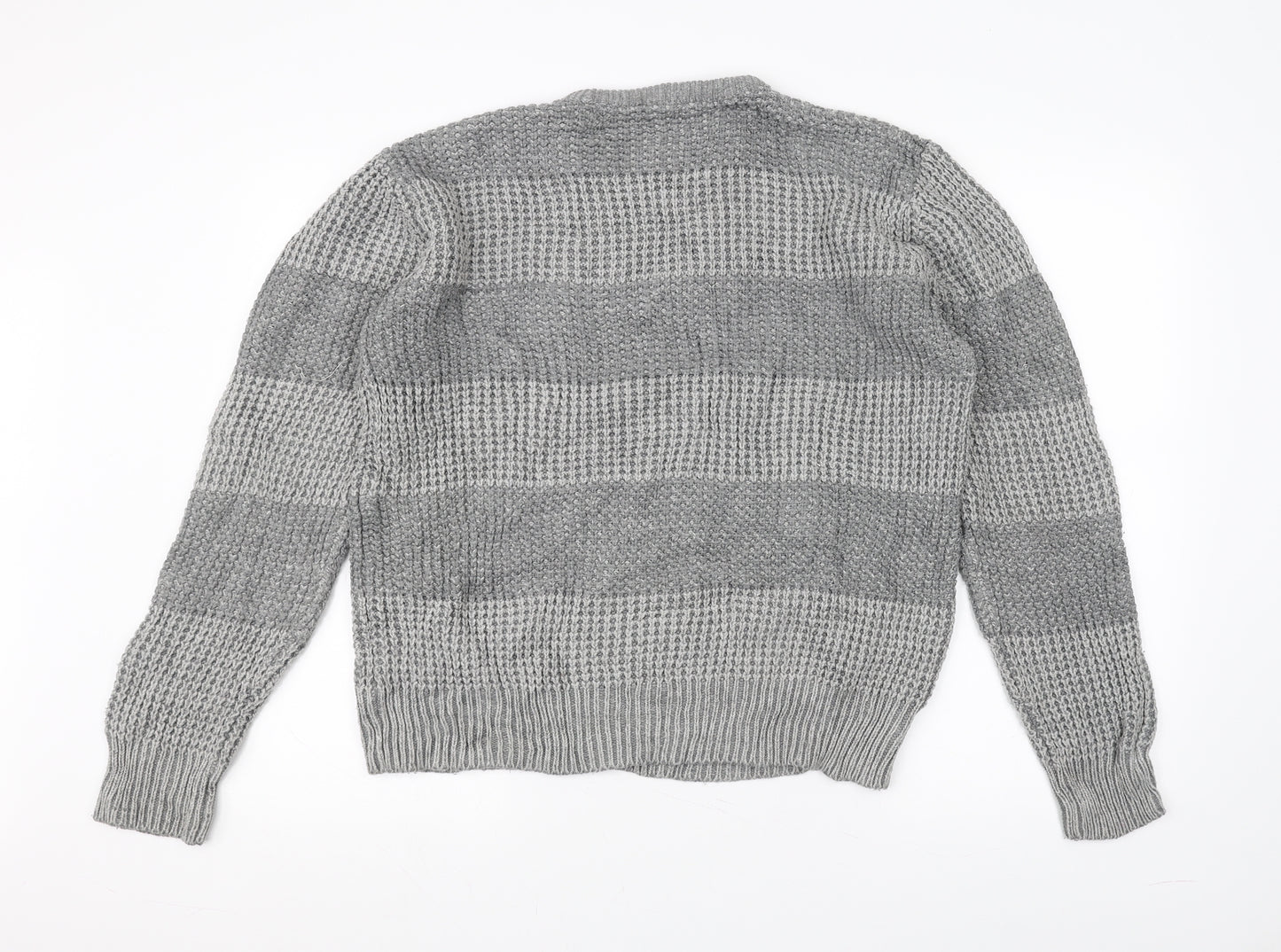 Cedar Wood State Mens Grey  Knit Pullover Jumper Size L