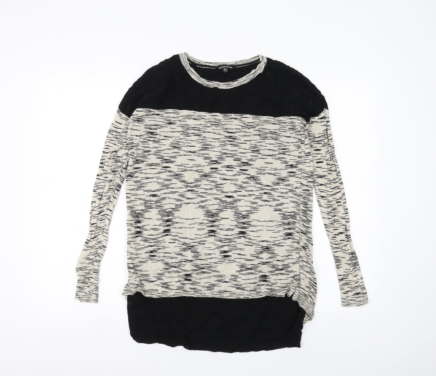 Warehouse Womens White   Basic T-Shirt Size 6