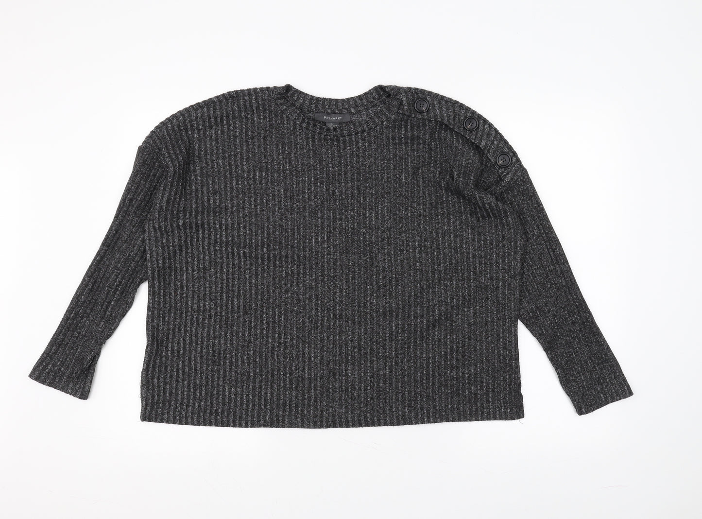 Primark Womens Black   Pullover Jumper Size L