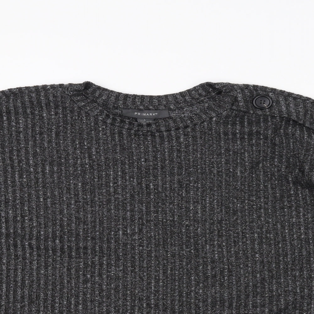 Primark Womens Black   Pullover Jumper Size L